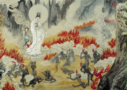 萬聖節與佛教鬼魂（餓鬼地獄圖）荃灣地藏王殿地藏菩薩3