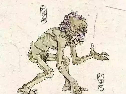 食鬘鬼 佛教萬聖節與佛教鬼魂（餓鬼圖）荃灣地藏王殿地藏菩薩